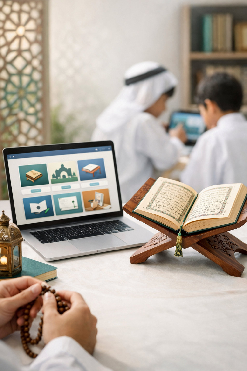منصة أثر التعليمية - بيئة تعليمية إسلامية حديثة للمراحل الابتدائية والمتوسطة